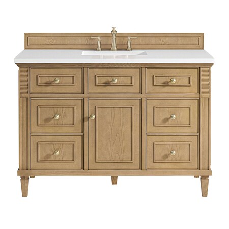 James Martin Vanities 48'' Single Vanity, Light Natural Oak 424-V48-M-LNO